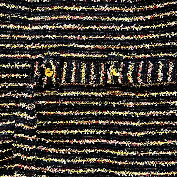 NWOT CAbi #5660 SZ 8 Headline Topper Button-Down Coat in Multi Stripe - Picture 10 of 10